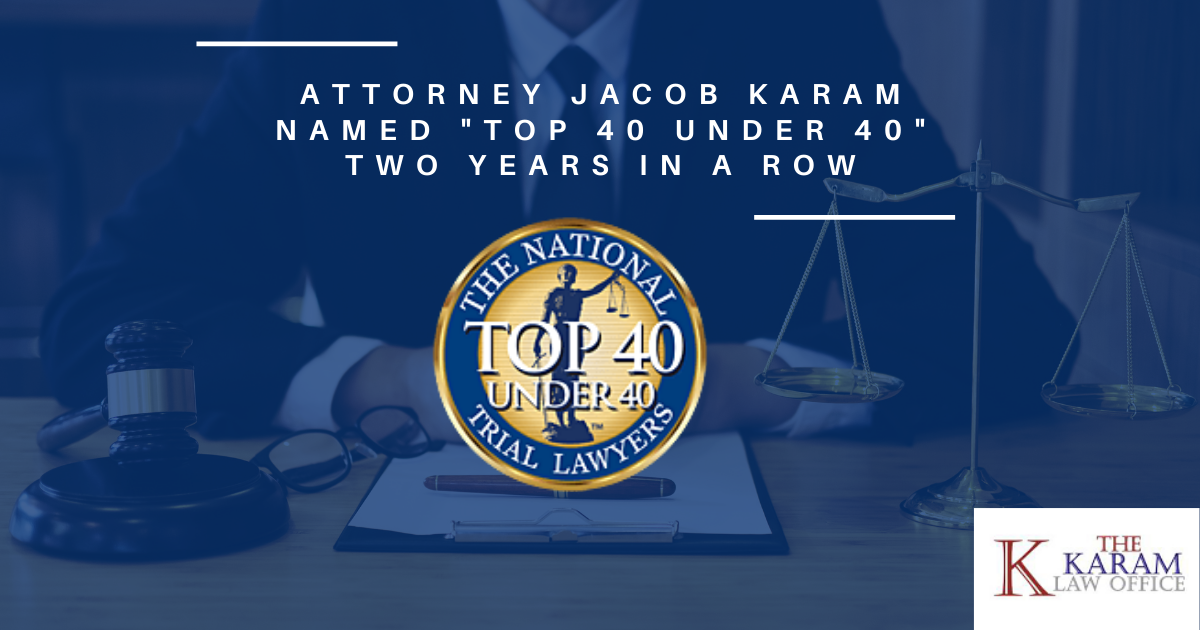 Jacob Karam Named "Top 40 Under 40" for Second Year in a Row by The